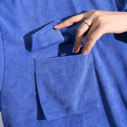 Black Cotton Blended Coat Loose Fitting Stand Zippered Winter Coat Boutique Long Sleeve Pockets Baggy Maxi Coat