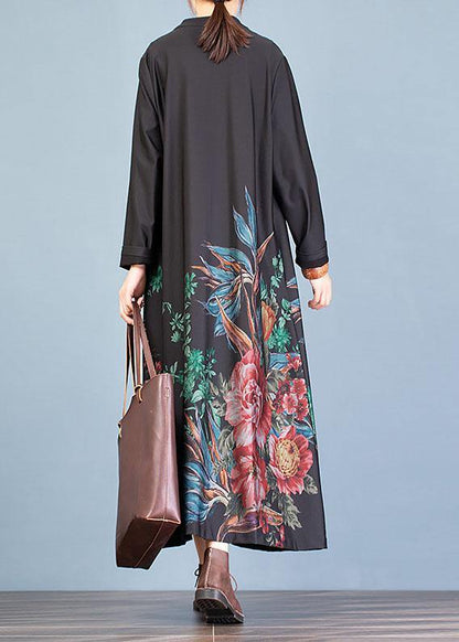 Coat Fall Coats Black Prints Trench Coats