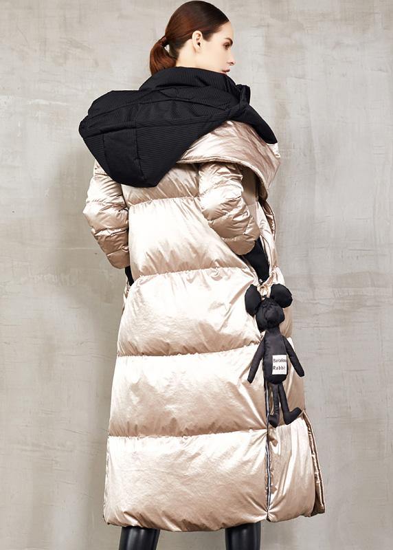 Snow Jackets Winter Jackets Khaki Hooded Down Coat Winter