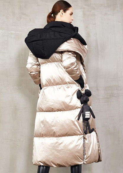 Snow Jackets Winter Jackets Khaki Hooded Down Coat Winter