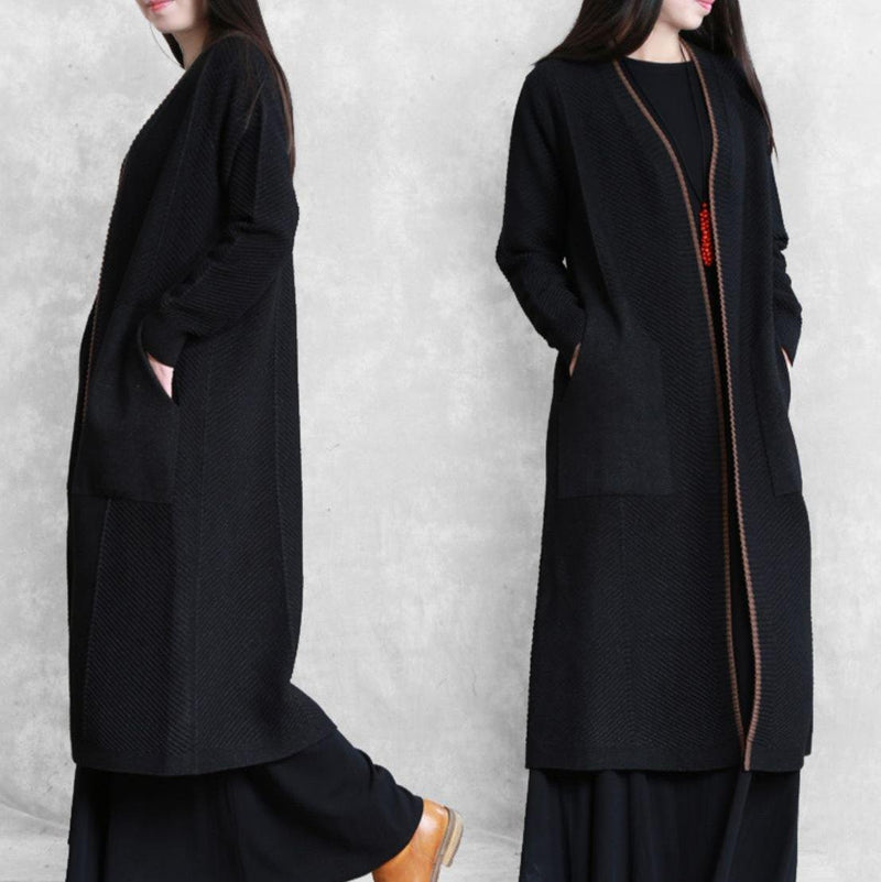 Chocolate Coat Long Coat Pockets