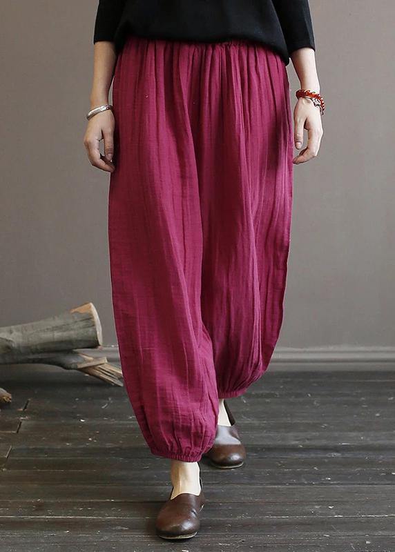 Cotton Clothes for Pakistani Color Pleated Harem Pants
