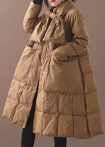 Khaki Winter Parkas Winter Jacket Hooded Outwear Thick