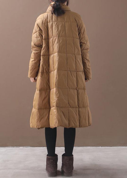 Khaki Winter Parkas Winter Jacket Hooded Outwear Thick