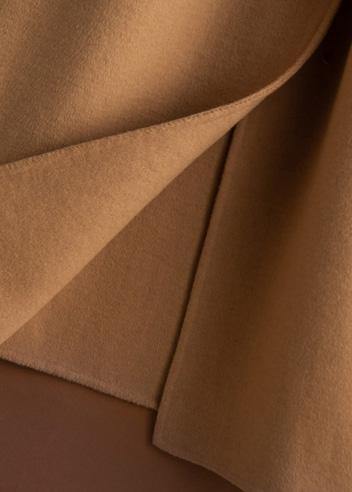 Lapel Tie Waist Clothes for Khaki Coat