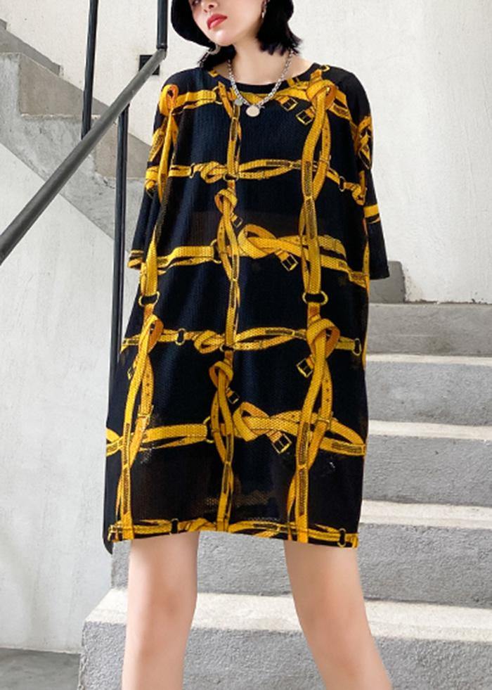 O Neck Half Sleeve Summer Crane Tops Work Outfits Black Plaid Blouses