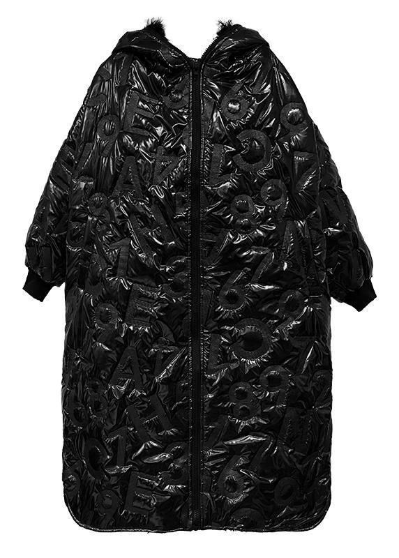 Silver Outwear Snow Hooded Zippered Winter Outwear