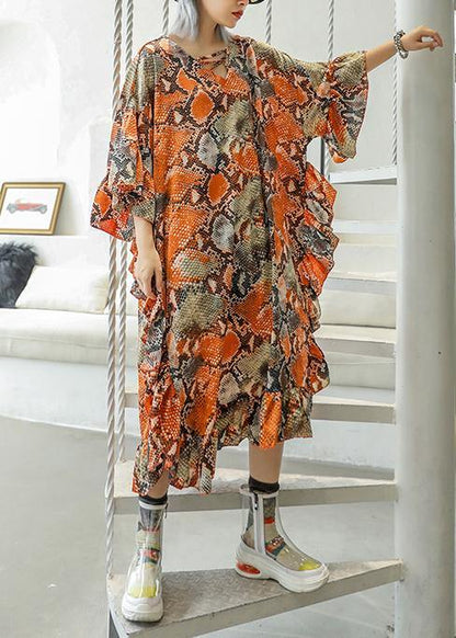 V Neck Asymmetric Chiffon Dresses a Line Dresses Summer