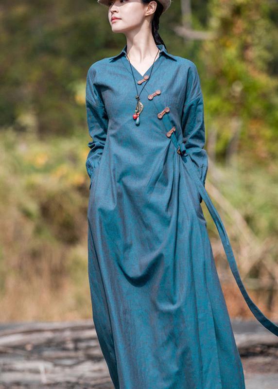 V Neck Spring Dress Runway Green Dresses