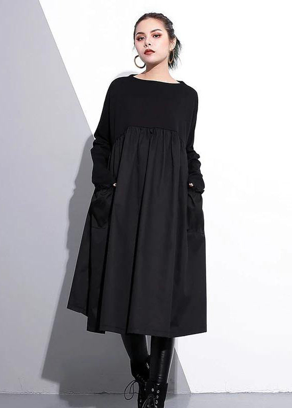 Cinched O Neck Cotton Clothes for Tutorials Flower4 Dresses