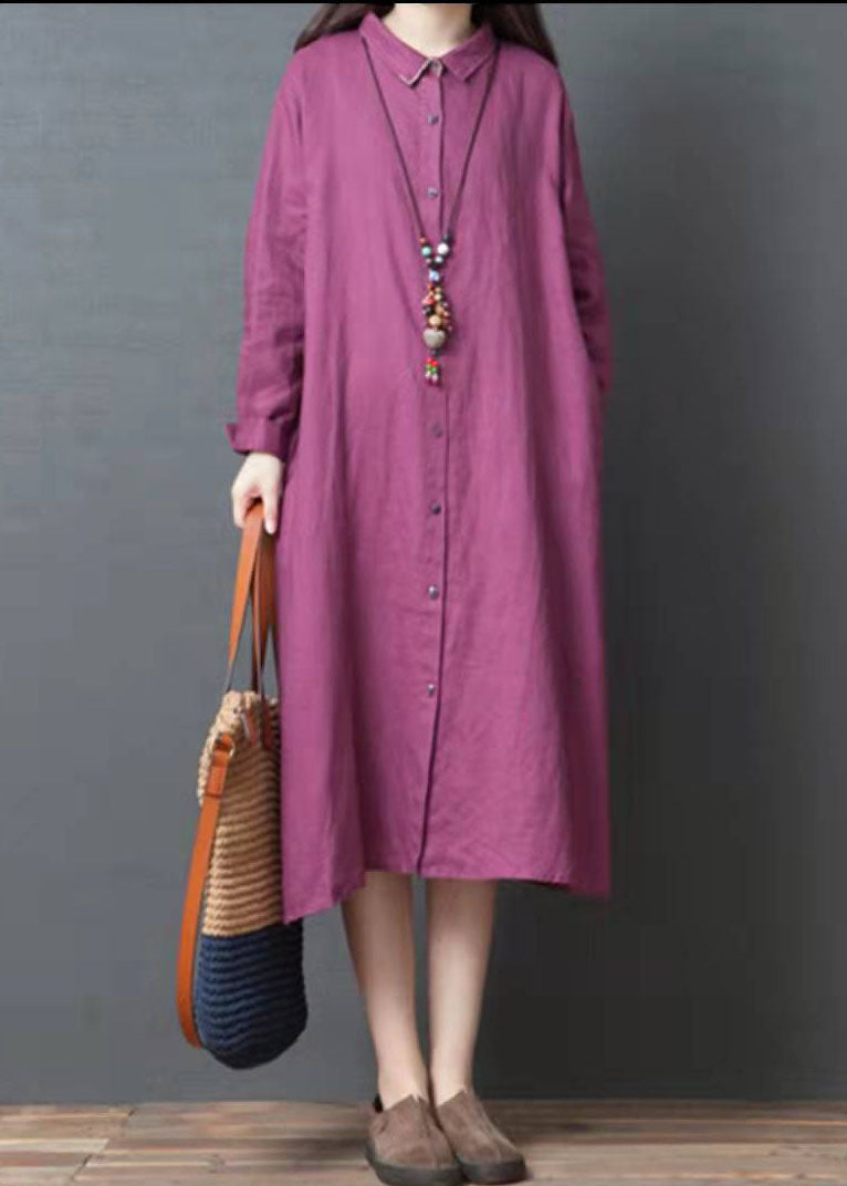 Loose Linen Dresses for