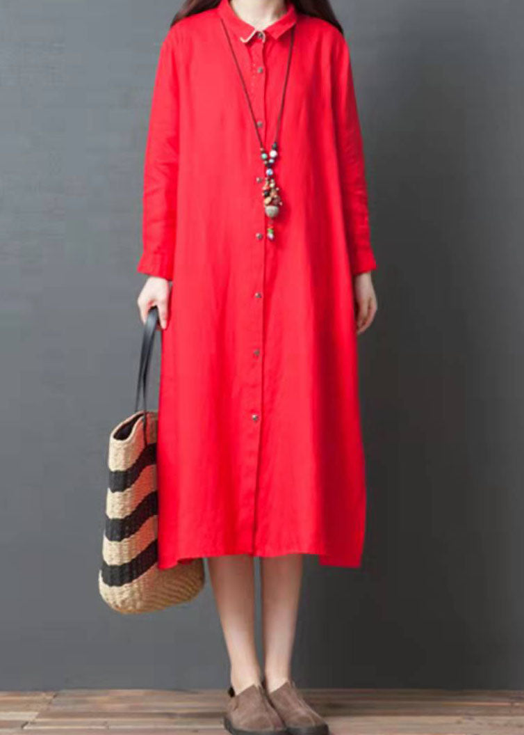 Loose Linen Dresses for