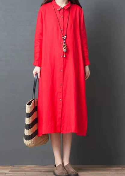 Loose Linen Dresses for