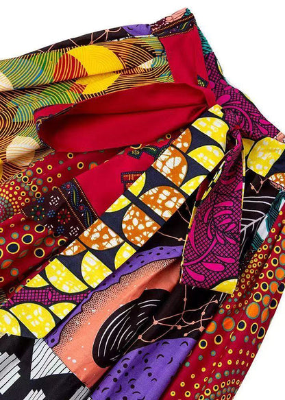Style Print Cotton Straight Skirt Spring