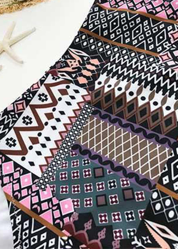 European and American Print Bodysuit Swimwear