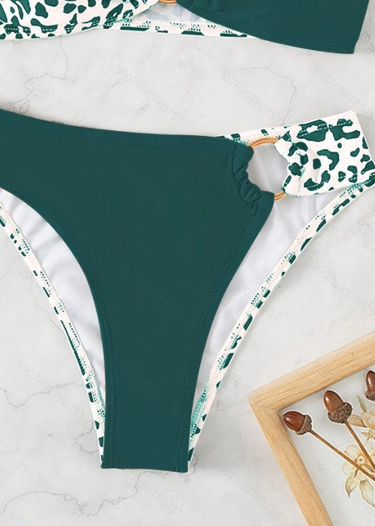 And Blackish Green Vacation Swimwear Set