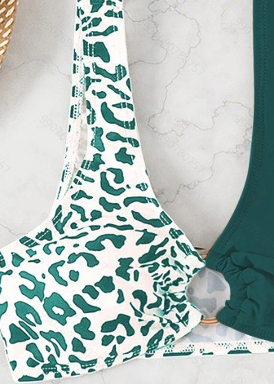 And Blackish Green Vacation Swimwear Set