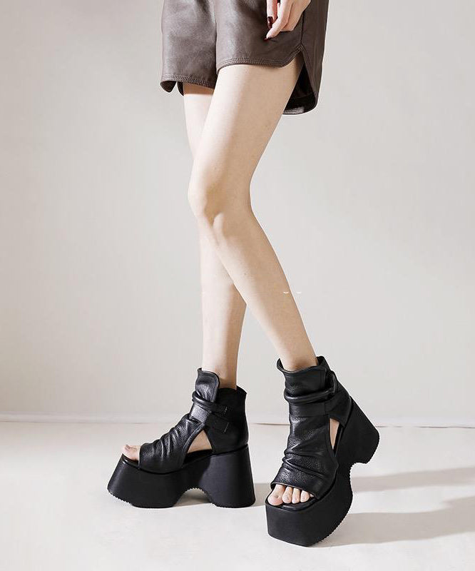 Black Sandals Platform Sandals