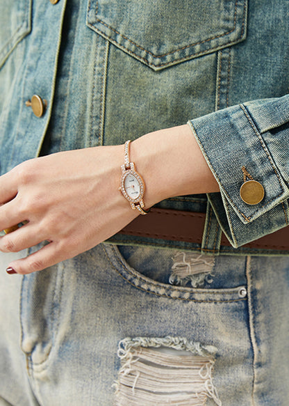 Denim Blue With Belt Short Coats Spring