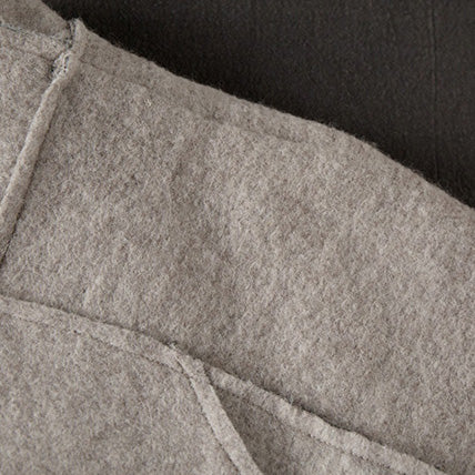 Gray Loose Woolen Overcoat New Outfits