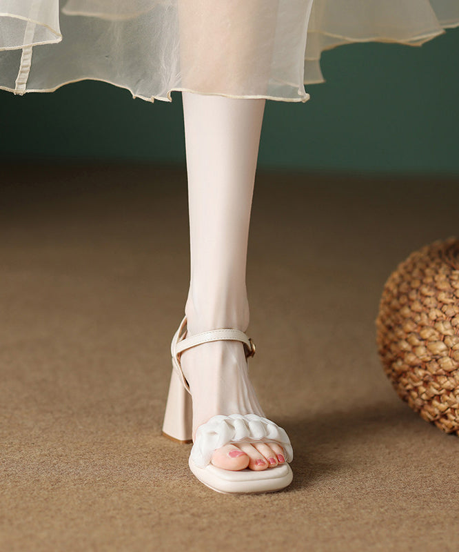 Purple Sandals Chunky Sandals