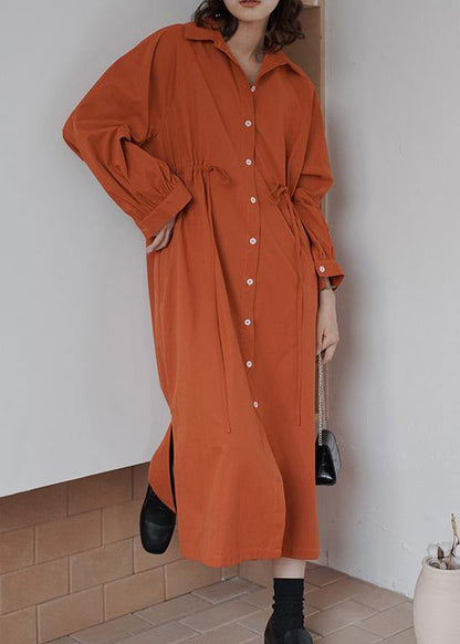 Tie Waist Orange Sweaters Fall Fall Knitted Pullover