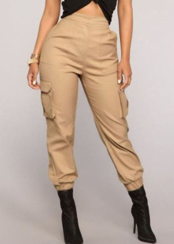 Khaki Haroun Pants Trousers