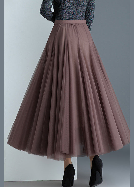 Fine Pleated Fall Winter Tulle Skirts