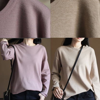Fine Nude Knit Sweaters Casualsweaters New Knit Top Rabbit Fur