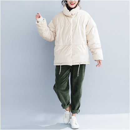 Fine Nude Winter Parkas Clothing Stand Collar Snow Jackets Warm Thick Winter Coats