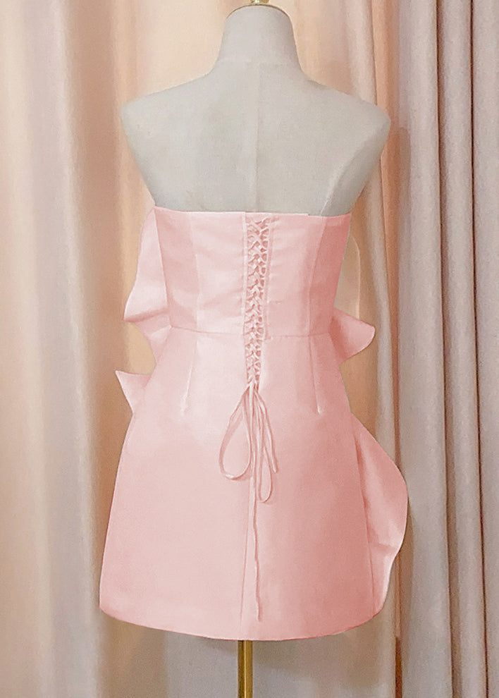 Rose Cold Shoulder Cotton Mid Dress Sleeveless