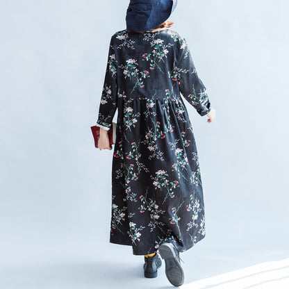 V Neck Spring Dresses Cotton Dress Caftans Gown
