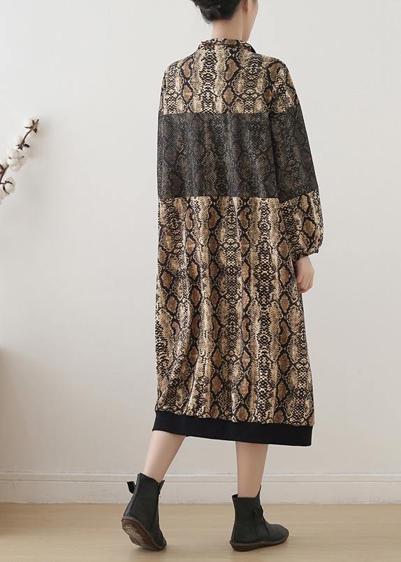 For Work Yellow Leopard Sweater Outfits Diy Zippered Tejidos Fall Knitted Dress