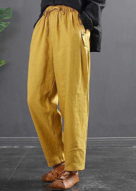 French Spring Wide Leg Pants Unique Blue Inspiration Elastic Waist Wild Pants