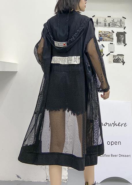 French Hooded Tulle Fall Dresses Ideas Black Dress