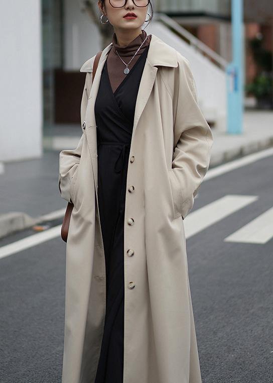 French Nude Crane Coats Ideas Notched Pockets Coats