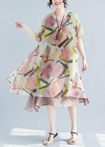French O Neck Large Hem Clothes Neckline Dresses