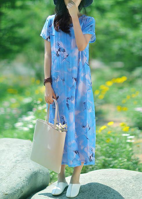 French V Neck Side Open Linen Dresses Ideas Sky Blue Dresses Summer