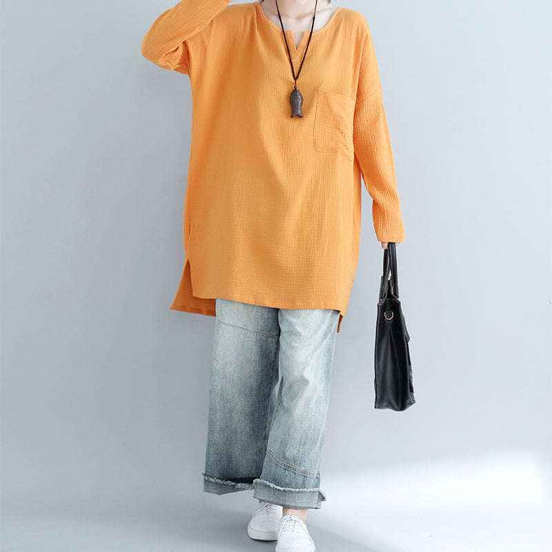 French Yellow Cotton Clothes Stylish Tutorials Pockets Clothing