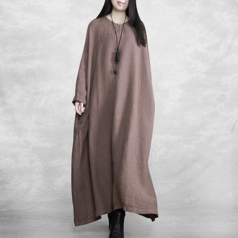 French O Neck Pockets Spring Quilting Clothes Outfits Black Long Dresses