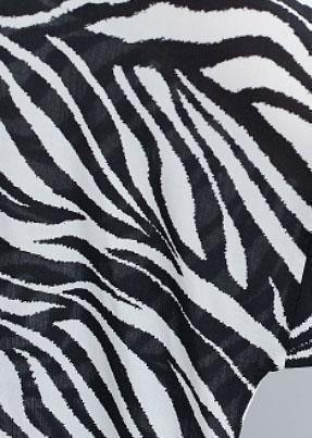 Handmade Striped Dresses O Neck Batwing Sleeve Loose Summer Dress