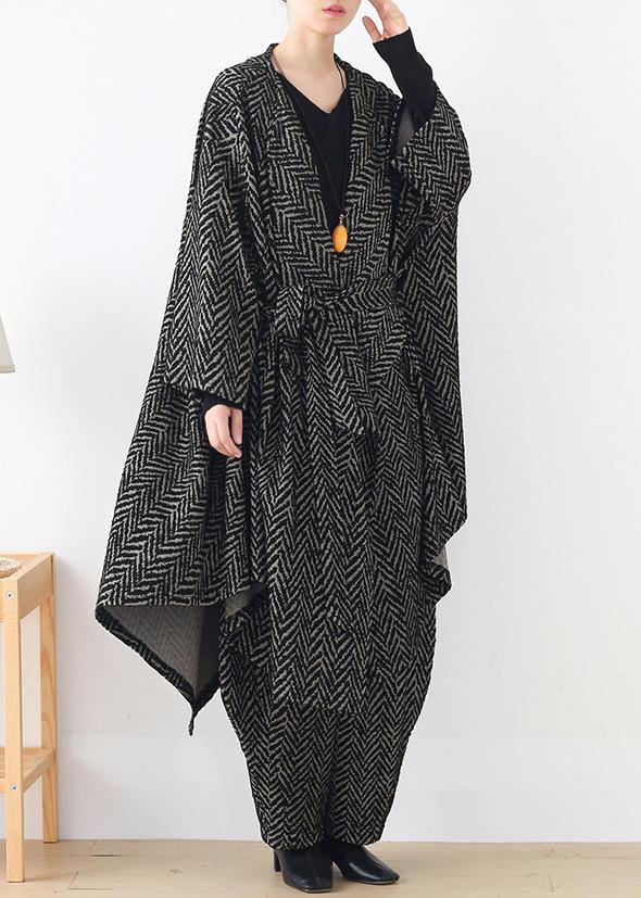 High-end Yarn-dyed Stripe Irregular Suit British Atmosphere Multi-wear Two-piece