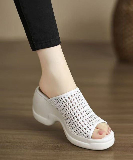 Hollow Out Platform Shoes for Slide Sandals