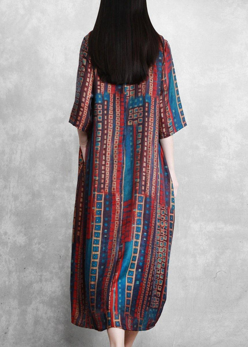 Italian Multicolor Art Dresses<