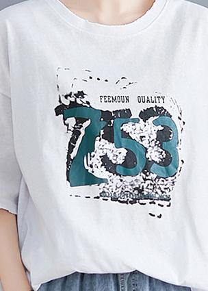 Italian Green O Neck Cotton Clothes for Hole Art Summer Top