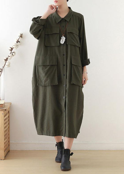 Italian Lapel Pockets Clothes for Black Knee Coats Fall