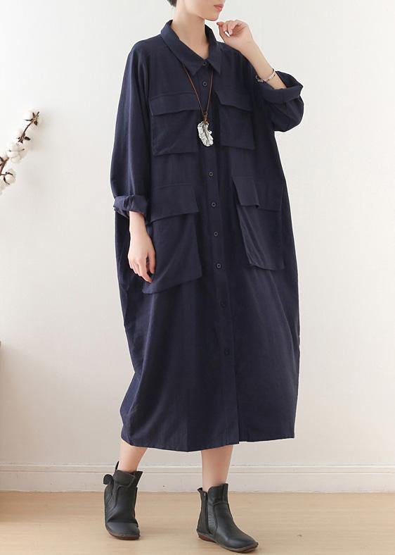 Italian Lapel Pockets Clothes for Black Knee Coats Fall