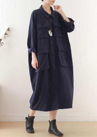 Italian Lapel Pockets Clothes for Black Knee Coats Fall