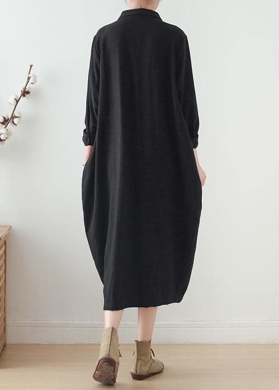 Italian Lapel Pockets Clothes for Black Knee Coats Fall