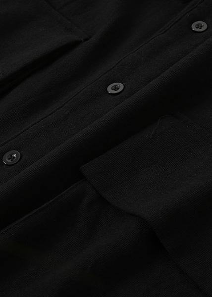 Italian Lapel Pockets Clothes for Black Knee Coats Fall